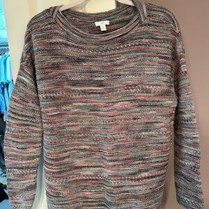 J. Jill Colorful Knit Sweater